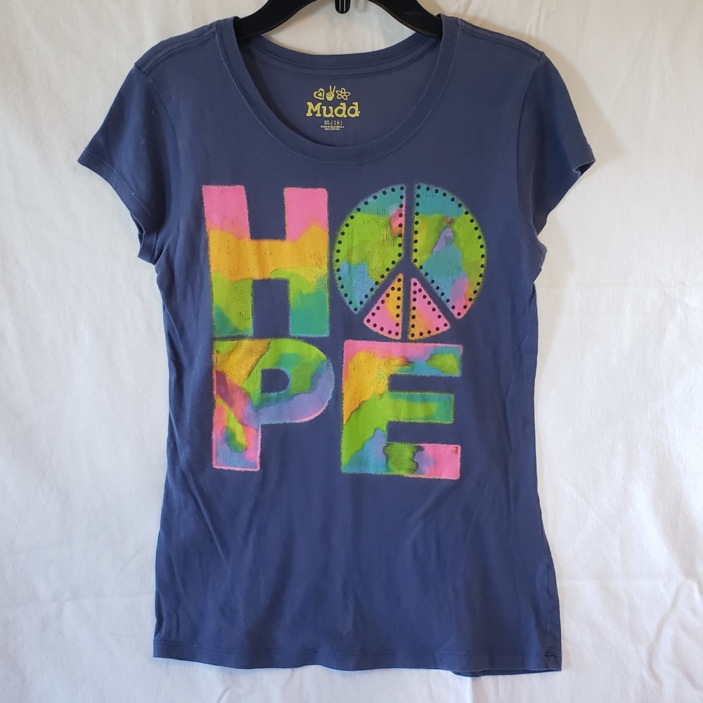 Mudd Kids Multicolor HOPE Tee